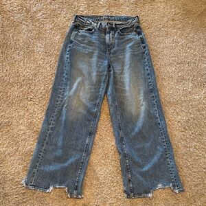 Classic Blue Wide-Leg Jeans